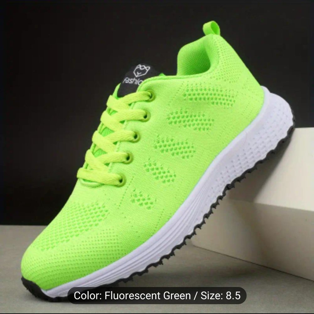 Lime Green women's athletic shoes